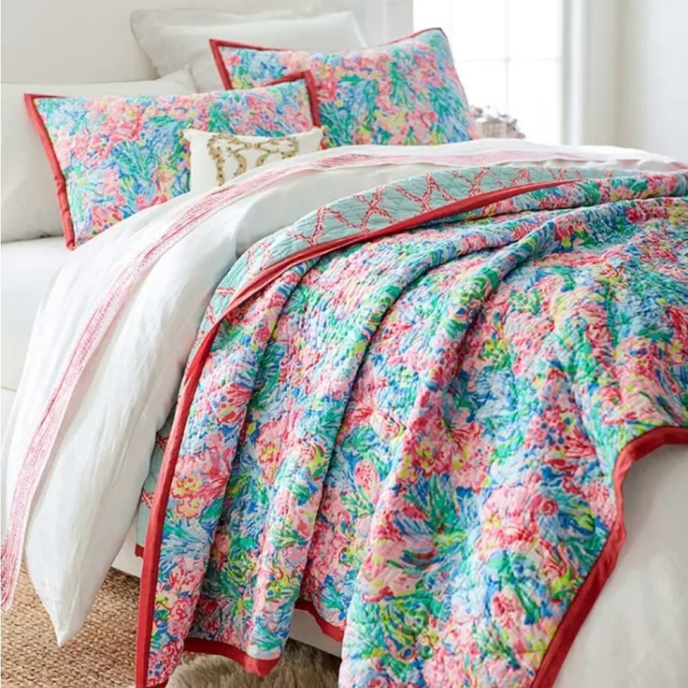 Lilly Pulitzer for Pottery Barn King size Duvet Cover